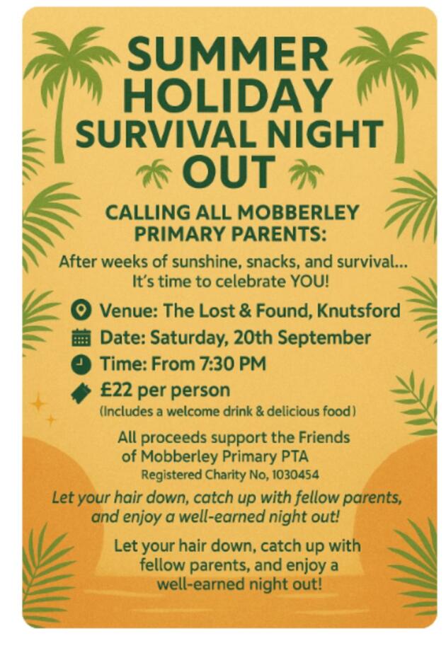 Mobberley PTA Survival Night Out